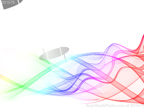 Image of Color wavy