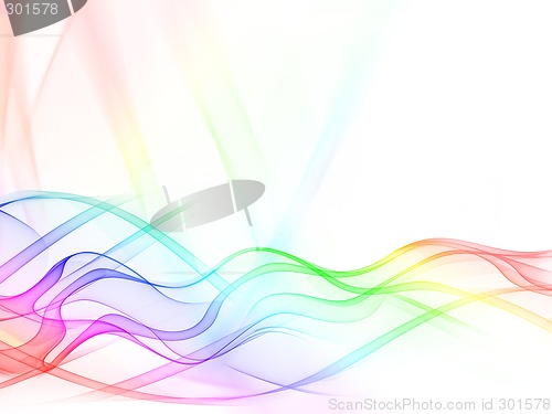 Image of Color wavy