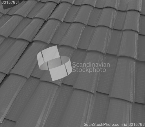 Image of 3d roof tiles