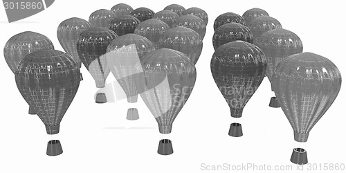 Image of Hot Air Balloons with Gondola