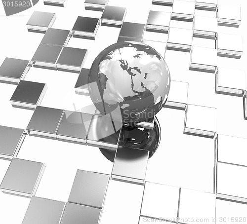 Image of Square frame background