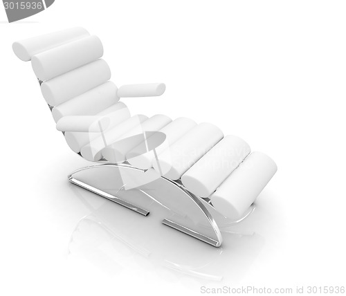 Image of Comfortable white Sun Bed