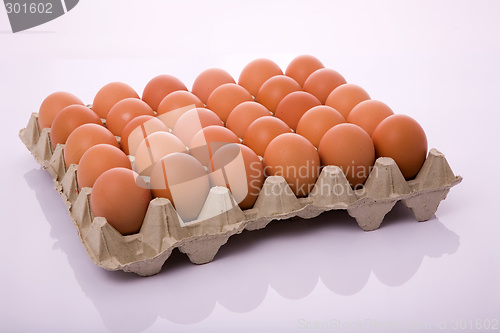 Image of Eggs in a box