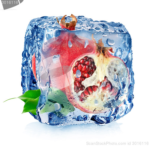 Image of Ice and pomegranate