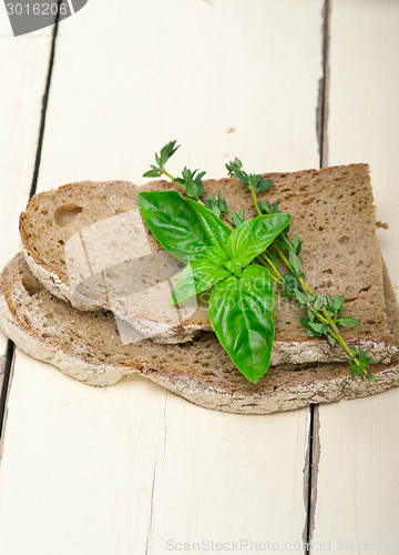 Image of bread basil and thyme