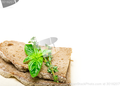 Image of bread basil and thyme