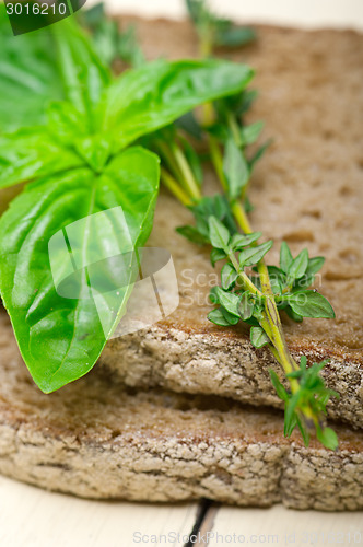Image of bread basil and thyme