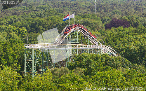 Image of View on a rollercoaster