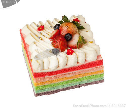 Image of Rainbow cake