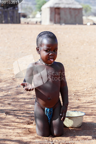 Image of Unidentified child Himba tribe in Namibia