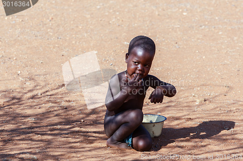 Image of Unidentified child Himba tribe in Namibia