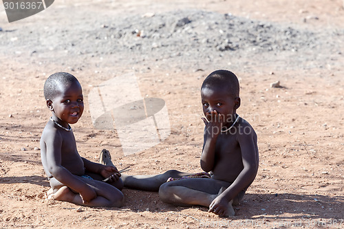 Image of Unidentified child Himba tribe in Namibia