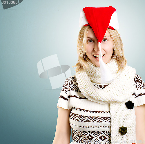 Image of Woman Waiting For Christmas
