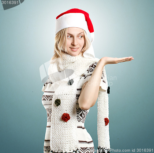 Image of Woman Waiting For Christmas