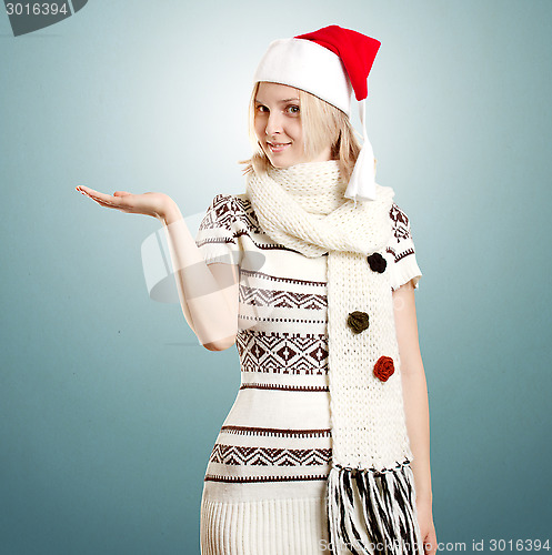 Image of Woman Waiting For Christmas