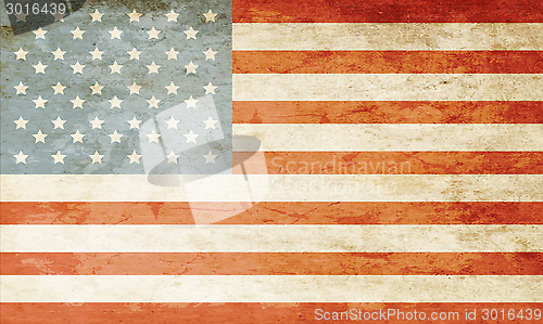 Image of Grunge American flag