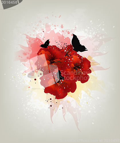 Image of Abstract Floral Background