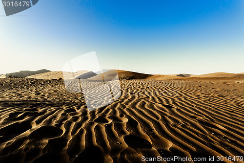 Image of beautiful landscape of Hidden Vlei in Namib desert 