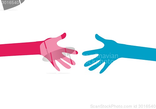 Image of hands together