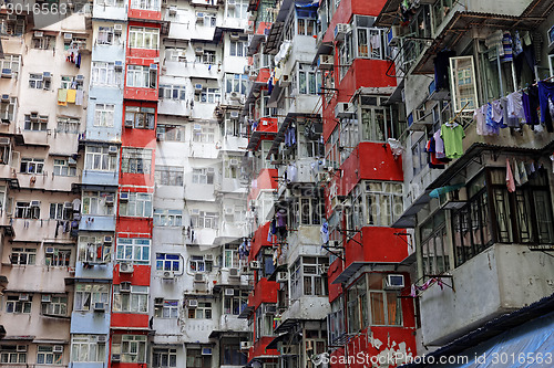 Image of Old apartments in Hong Kong 