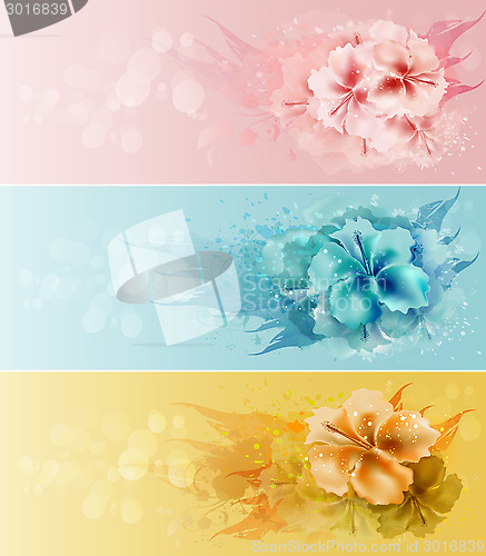 Image of Set Of Floral Design