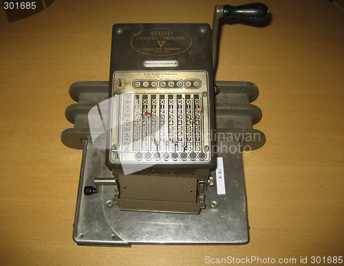 Image of Old check writer (protectograph)