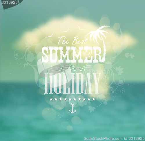 Image of  Summer calligraphic design