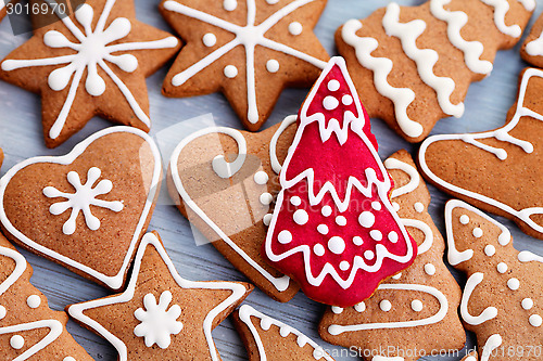 Image of christmas gingerbread cookies
