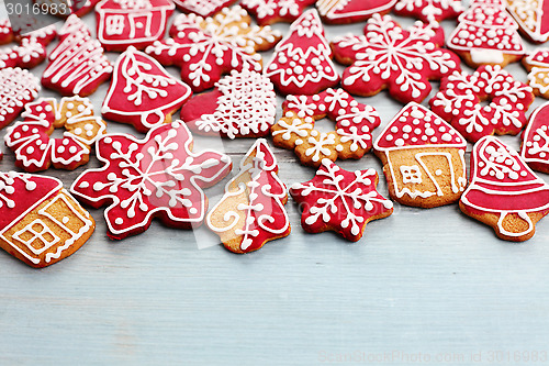 Image of christmas gingerbread cookies