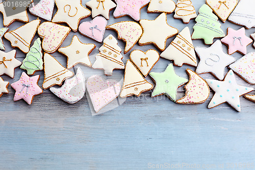 Image of christmas gingerbread cookies