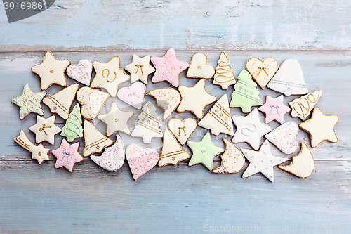 Image of christmas gingerbread cookies
