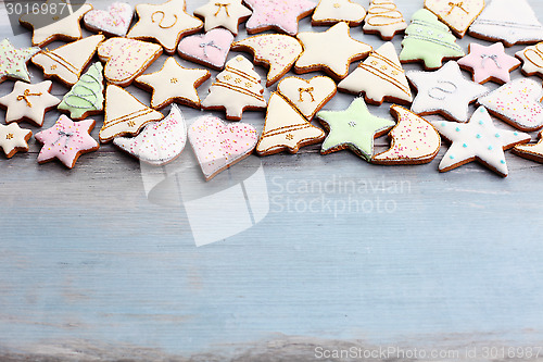 Image of christmas gingerbread cookies