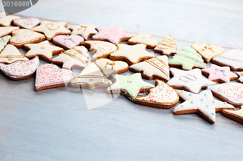 Image of christmas gingerbread cookies