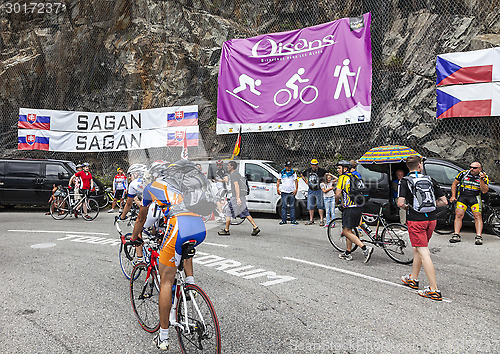 Image of Fans on the Roads of Le Tour de France