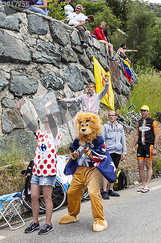 Image of Funny Supporters of Le Tour de France