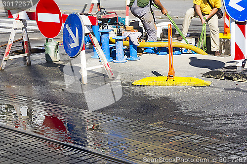 Image of Repair of water pipes