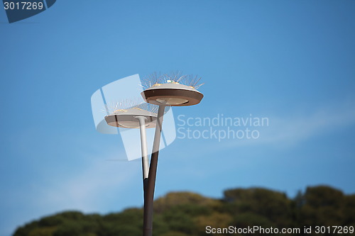 Image of modern lamppost