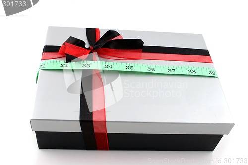 Image of Chocolate Box with tape measure