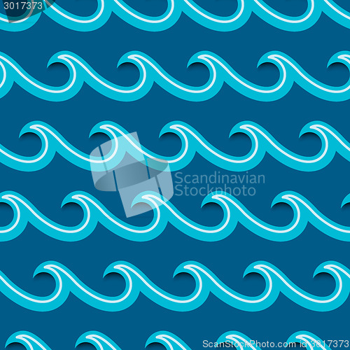 Image of Sea waves background.