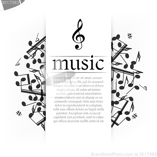 Image of Musical background