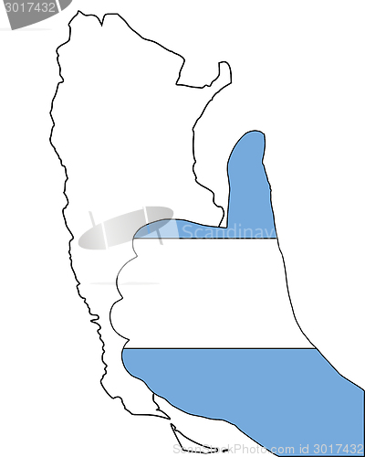 Image of Argentinian finger signal