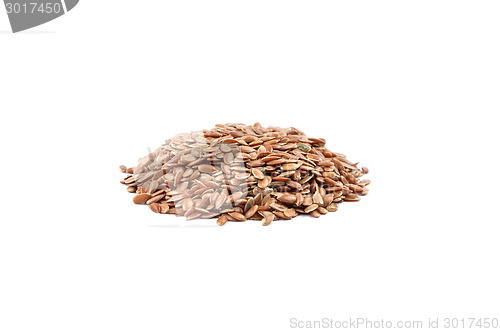 Image of Flaxseed on white