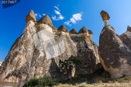 Image of Bizzare rocks in Cappadocia, Turkey 