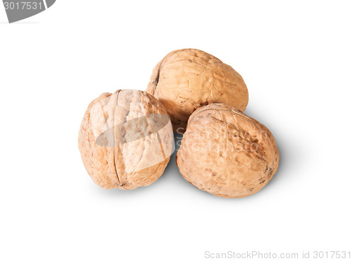 Image of Three Walnuts Together