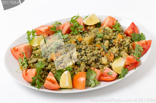 Image of Freekeh vegetable pilaf