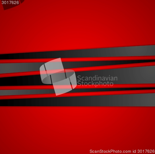 Image of Black stripes on red background