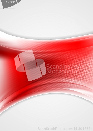 Image of Red abstract wavy background