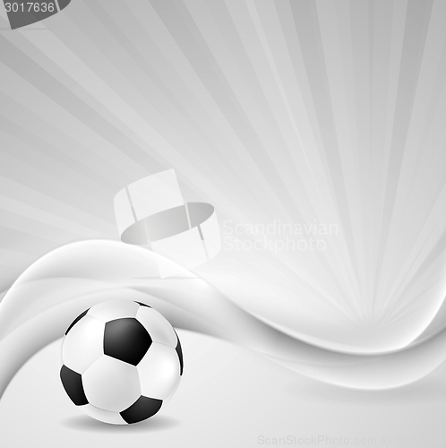 Image of Soccer background with abstract waves