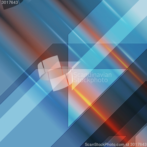 Image of Bright geometric technology background