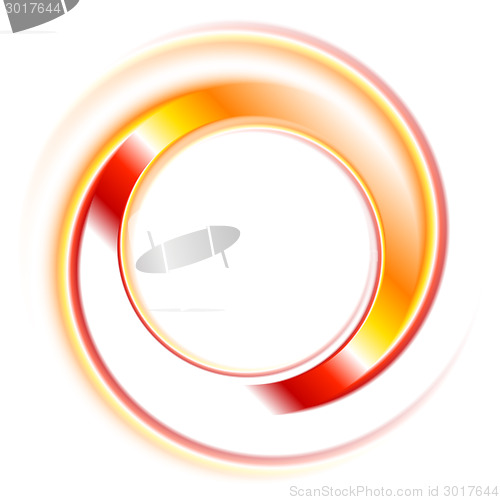 Image of Abstract vector circles logo background
